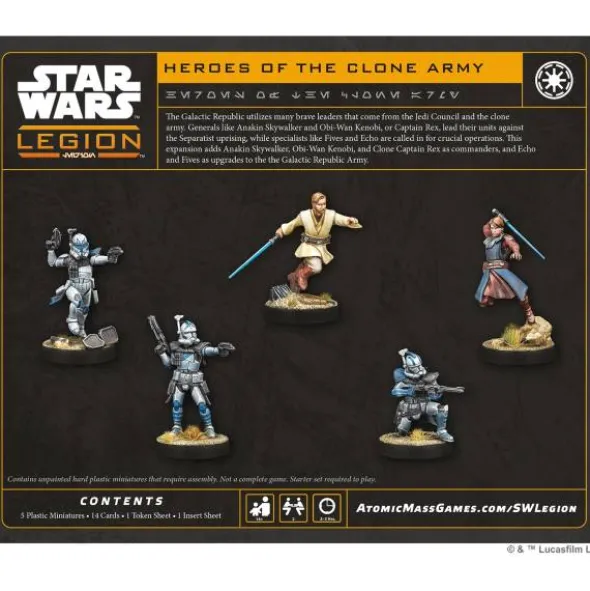 Star Wars: Legion - Heroes of the Clone Army (Exp.) (engl.)