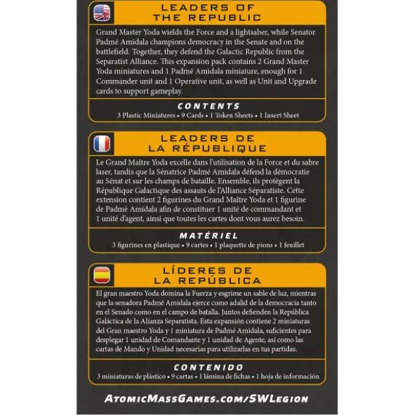 Star Wars: Legion - Leaders of the Republic (Erw.)