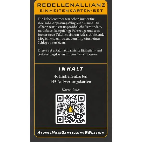 Star Wars: Legion - Rebellenallianz Einheitenkarten-Set (Erw.)