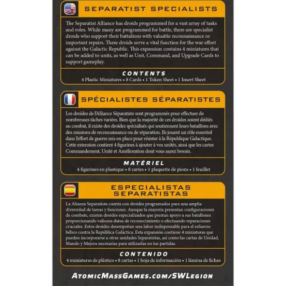 Star Wars: Legion - Separatist Specialists (Erw.)