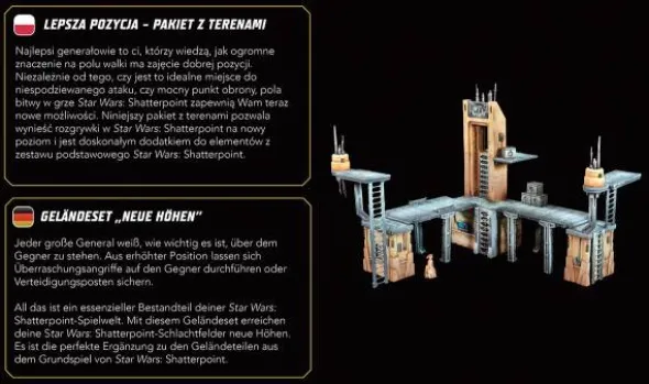 Star Wars: Shatterpoint - High Ground Terrain Pack (Geländeset „Neue Höhen”)