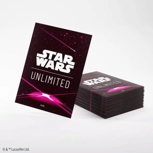 Star Wars: Unlimited Art Sleeves - Card Back Magenta