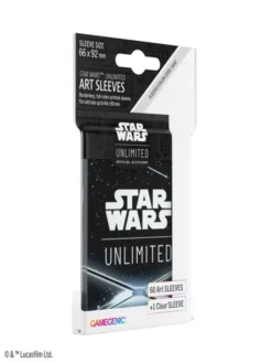 Star Wars: Unlimited Art Sleeves - Card Back Black
