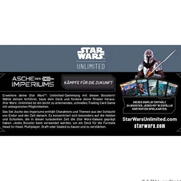 Star Wars: Unlimited - Asche des Imperiums (Booster-Display)