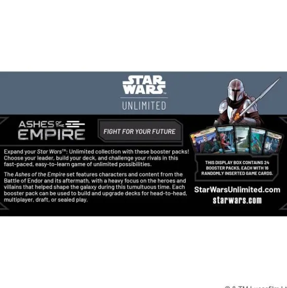 Star Wars: Unlimited - Ashes of the Empire (Booster-Display) (engl.)