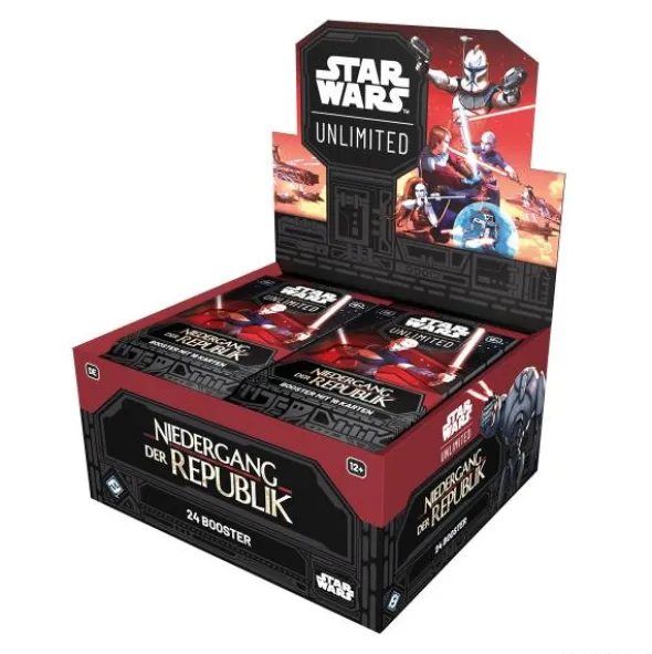 Star Wars: Unlimited - Niedergang der Republik (Booster-Display)