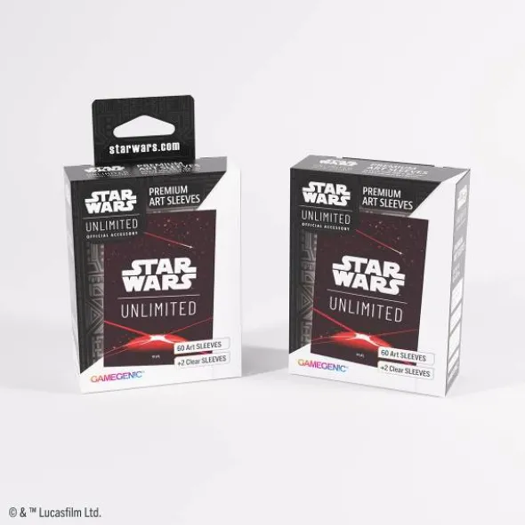 Star Wars: Unlimited Premium Art Sleeves Card Back Red