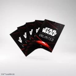 Star Wars: Unlimited Premium Art Sleeves Card Back Red