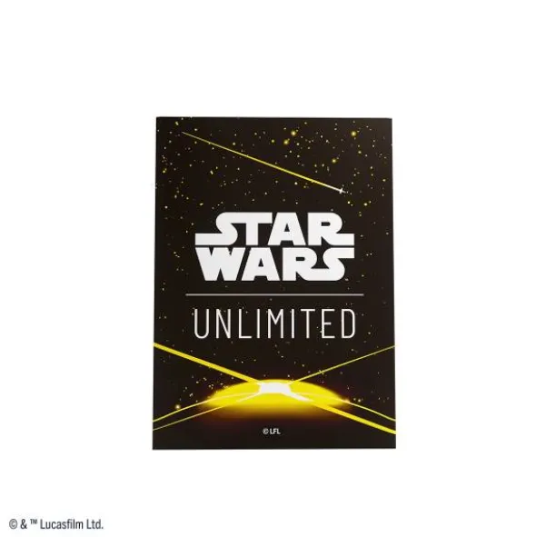 Star Wars: Unlimited Premium Art Sleeves - Card Back Yellow