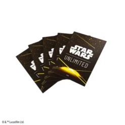 Star Wars: Unlimited Premium Art Sleeves - Card Back Yellow