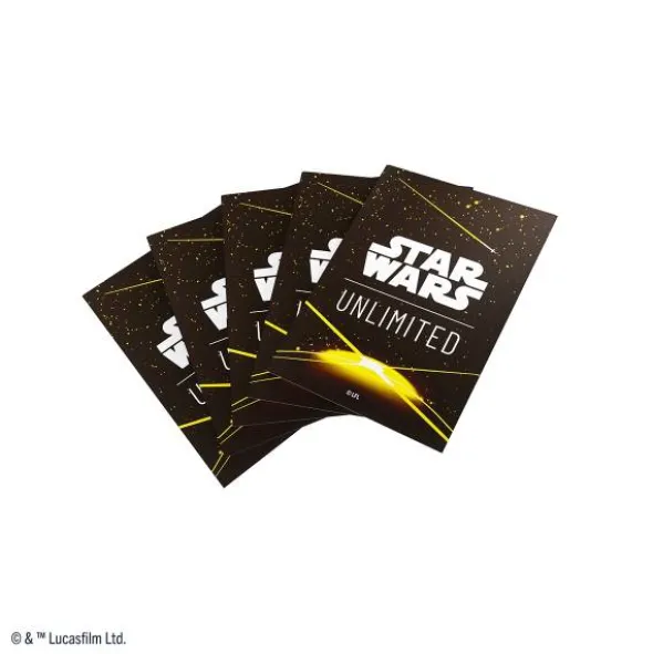 Star Wars: Unlimited Premium Art Sleeves - Card Back Yellow