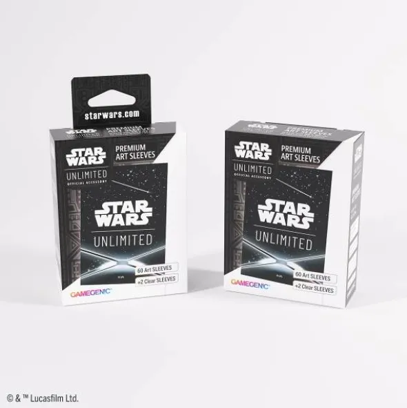 Star Wars: Unlimited Premium Art Sleeves - Card Back Black
