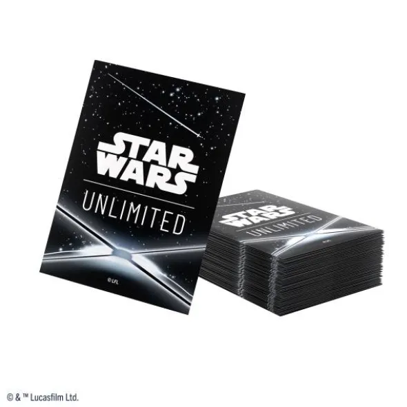 Star Wars: Unlimited Premium Art Sleeves - Card Back Black
