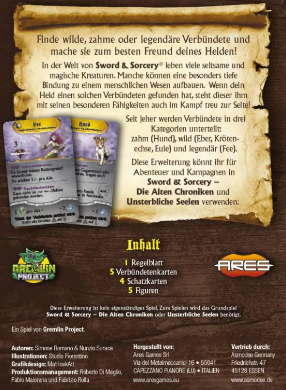 Sword & Sorcery: Rechtschaffene Verbündete (Erw.)