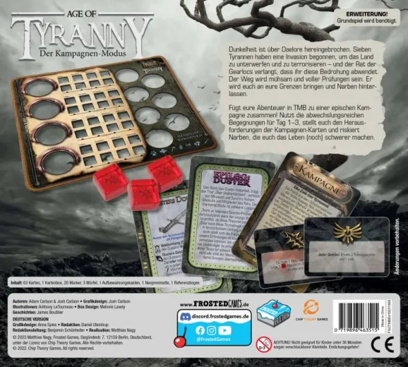 Too Many Bones: Age of Tyranny - Der Kampagnen-Modus (Erw.)