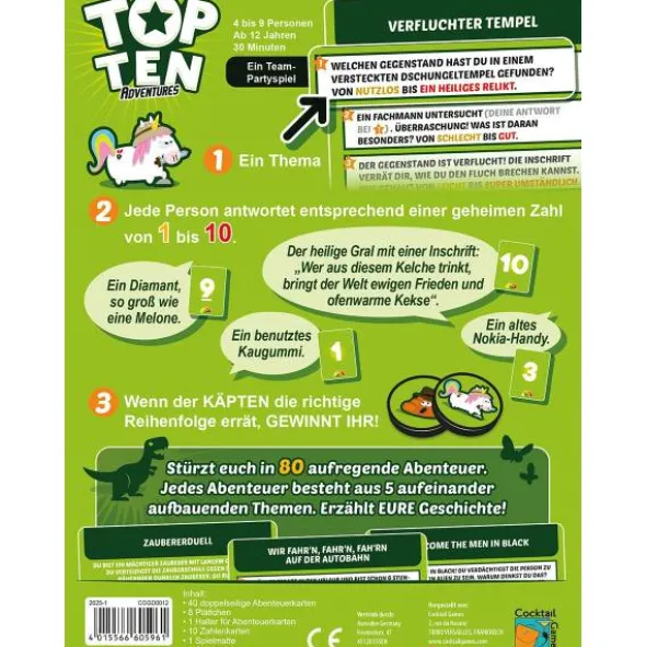 Top Ten Adventures