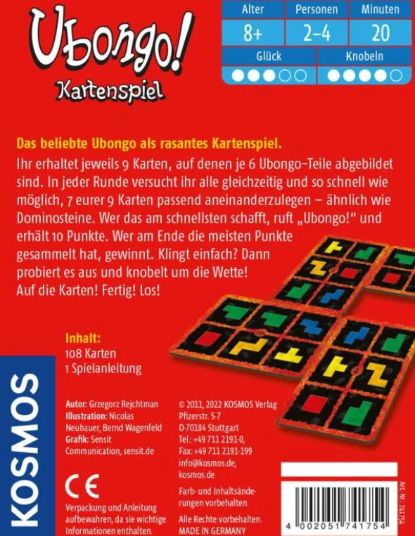 Ubongo - Das Kartenspiel (2022)