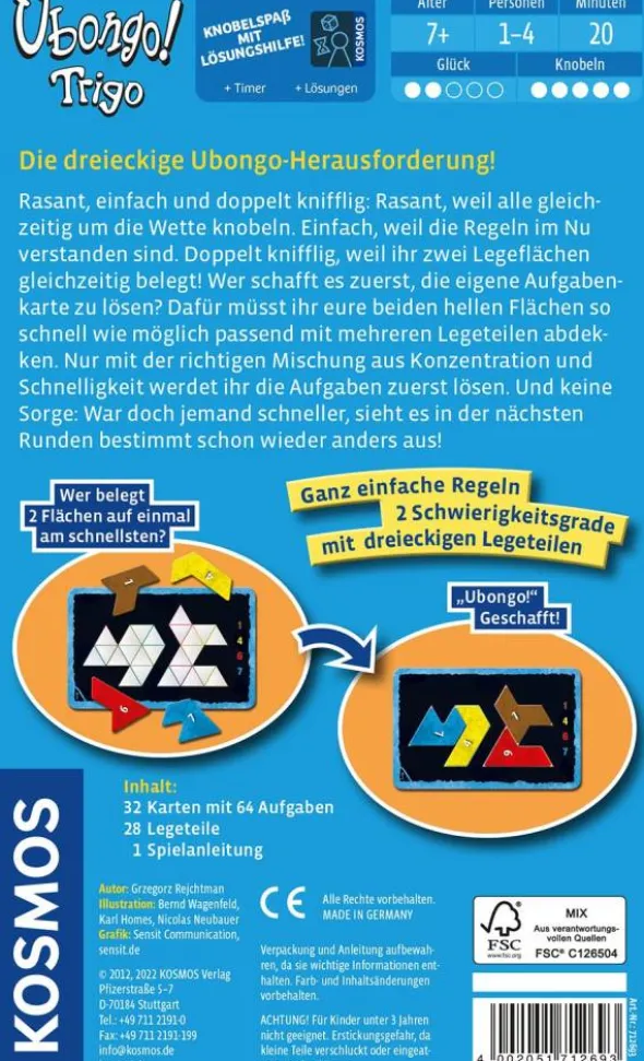 Ubongo Trigo Mitbringspiel