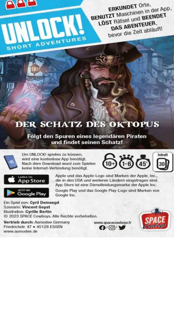 Unlock! Short Adventures: Der Schatz des Oktopus