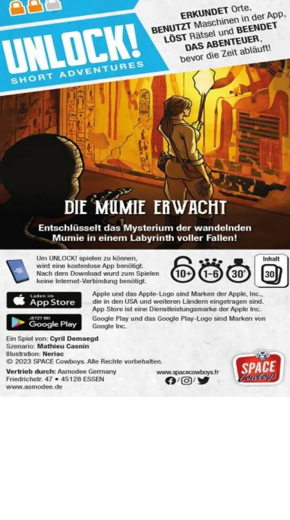 Unlock! Short Adventures: Die Mumie erwacht