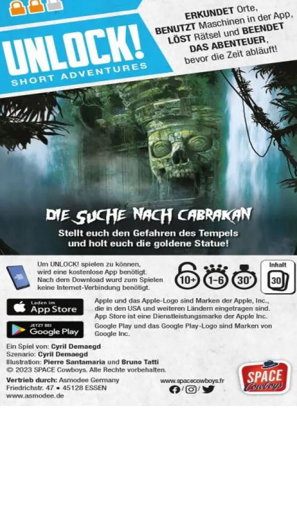 Unlock! Short Adventures: Die Suche nach Cabrakan