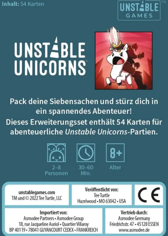 Unstable Unicorns – Abenteuer (Erw.)