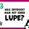 Was passiert, wenn ich dran lecke?