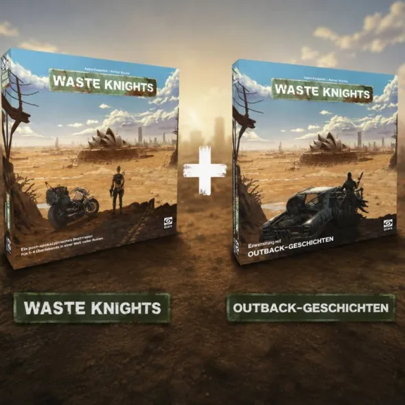 Waste Knights + Erw. Outback Geschichten (Bundle)
