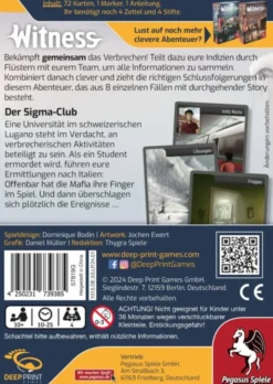 Witness - Der Sigma-Club (deutsch)