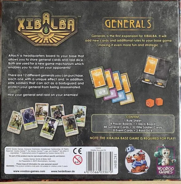 Xibalba: Generals (Exp.) (engl.)