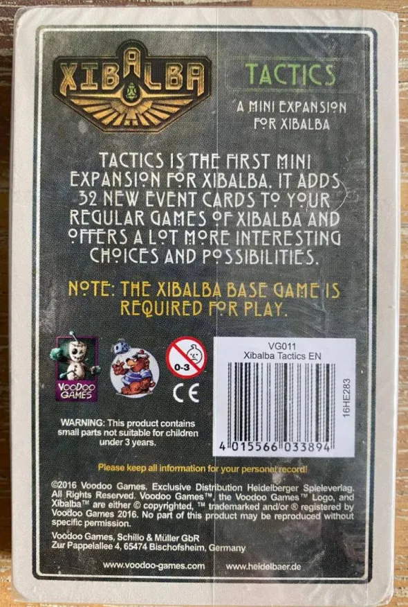 Xibalba Tactics Event-Deck (engl.)