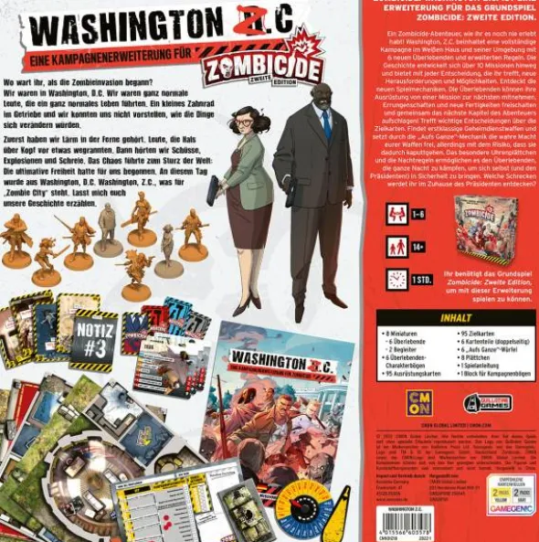 Zombicide 2. Edition – Washington Z.C.
